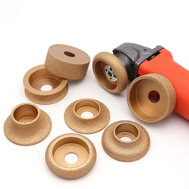 Brazing Diamond Angle Grinder Stone Slotted Grinding Wheel Straight