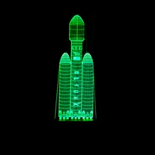 Креативный 3d ночной Светильник космический корабль подарок на заказ сенсорный дистанционный маленький настольный светильник Usb Led 3d светодиодный светильник светодиодный ночной Светильник