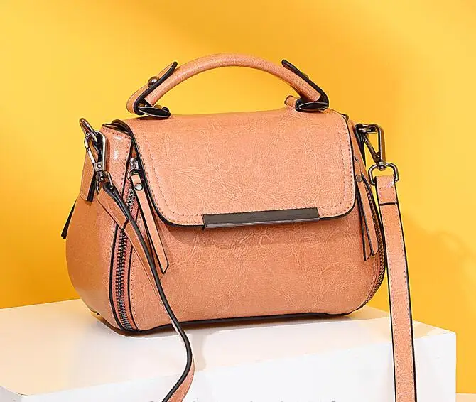 Femmes Nouveau À Cuir Véritable Sacs 2018 Messenger marron En rose Arrvial Femelle Sac Grand Main Épaule Noir 4vzvxqwdXn