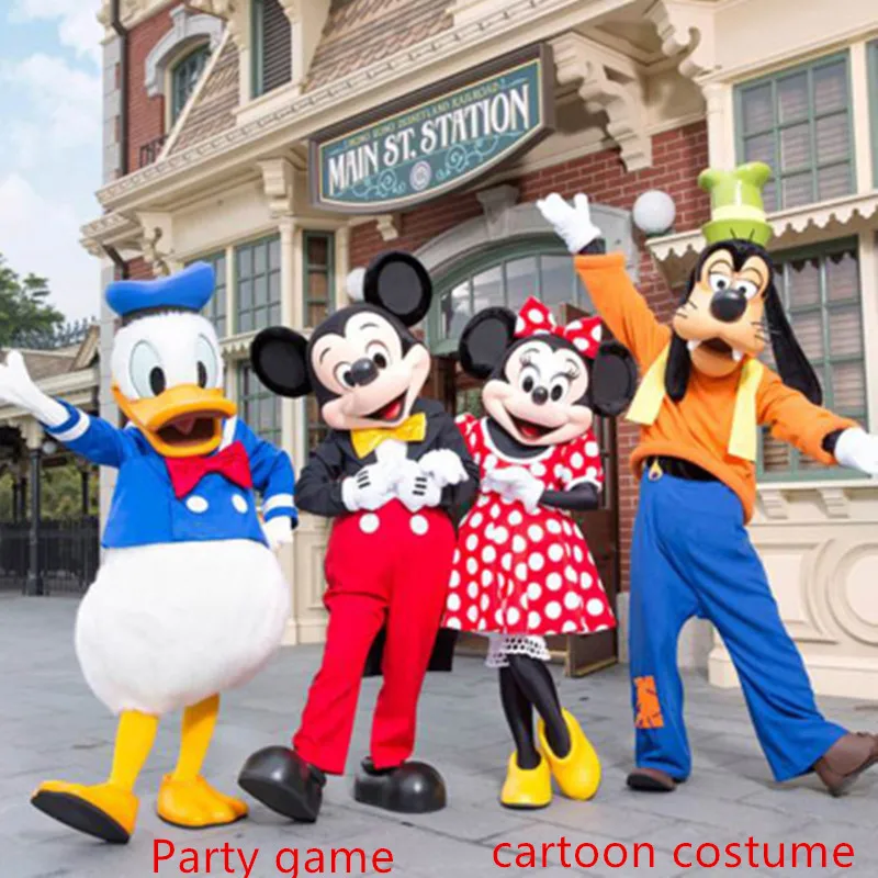 

Disney Mickey Mouse Clubhouse Cartoon Performance Walking Costume COSPLAY Party Game Anime Performance Props