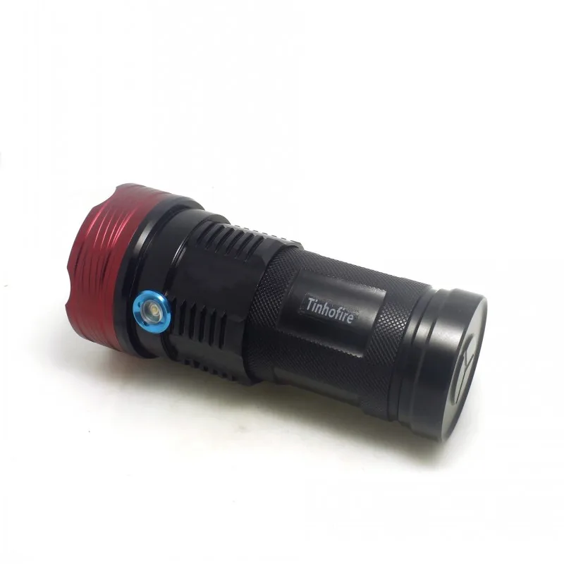 Tinhofire 9T6 фонарик 15000 люмен 9xT6 светодиодный 9 x CREE XM L T6 с батареей 4000 мАч и зарядным