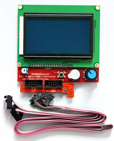 Комплект 3D принтера с ЧПУ Mega 2560 R3 + MK2B RAMPS 1 4 контроллер 12864 ЖК 5x A4988 для Arduino 6x