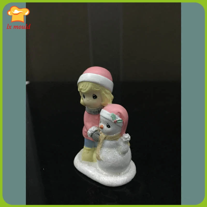 

Christmas 3D Girl Snowman Silicone Mould Snowman Silicone Mould
