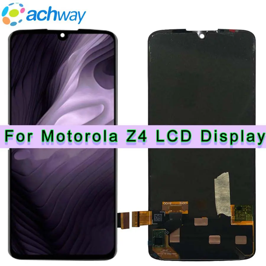 Original 6.4'' 2160*1080 For Motorola MOTO Z4 LCD Display Touch Screen Digitizer Replacement
