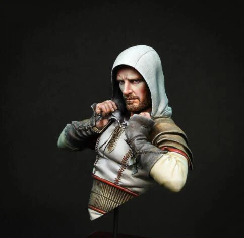 

1/12 man talk Fantasy Warrior Soldier bust toy Resin Model Miniature Kit Unassembly Unpainted Historical