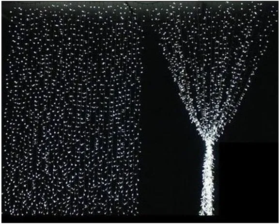 Светодиодная лампа большого размера 1500 светодиодов 8x6 метров|light flasher|curtain waterfalllight