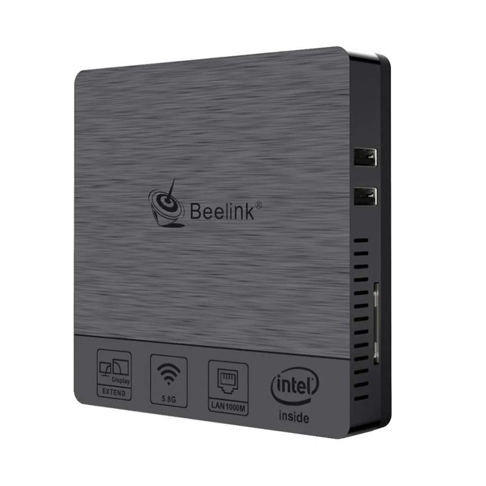 Best Mini PC 4+64 GB Intel Atom X5-Z8350 2.4/5.8GHz Dual Band WiFi Bluetooth 4.0 Ethernet 1000Mbps 14