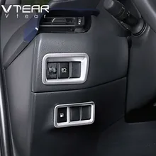 Vtear для Toyota C-HR CHR, аксессуары, противотуманный светильник, головной светильник, переключатель, панель, рамка, накладка, АБС ХРОМ, внутренние молдинги