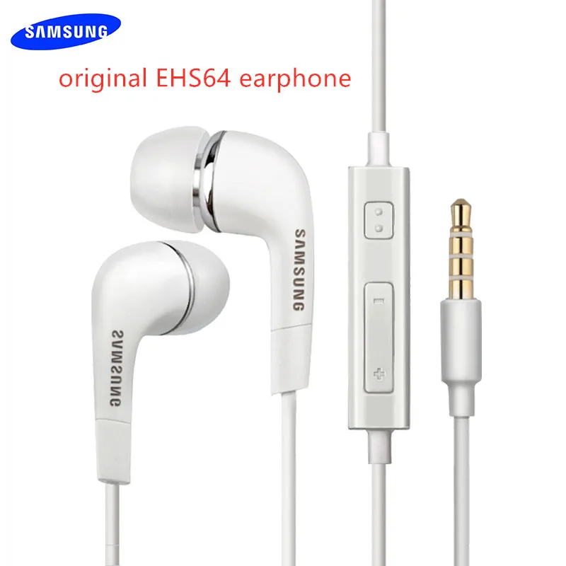 

Original Samsung Earphone EHS64 Bass Earbud With MiC/Volume Control For Galaxy S6 S7 Edge S8 S9 S10 Plus j3 J4 J6 J5 J7 A3 A5 A7