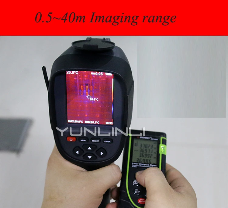 Инфракрасный Камера ночное видение Инфракрасный Тепловизор перезаряжаемые литиевая батарея электронный термометр RX-500