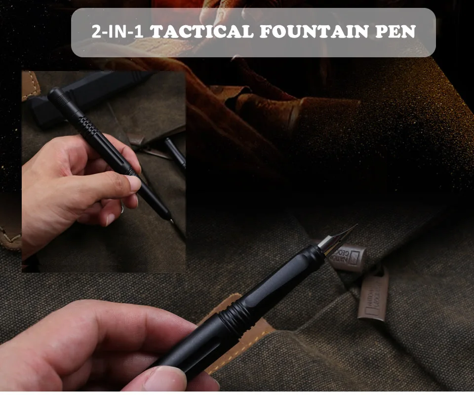 Портативный самообороны тактический перьевая ручка и шариковая ручка аварийный молоточек для стекла Открытый выживания EDC инструмент