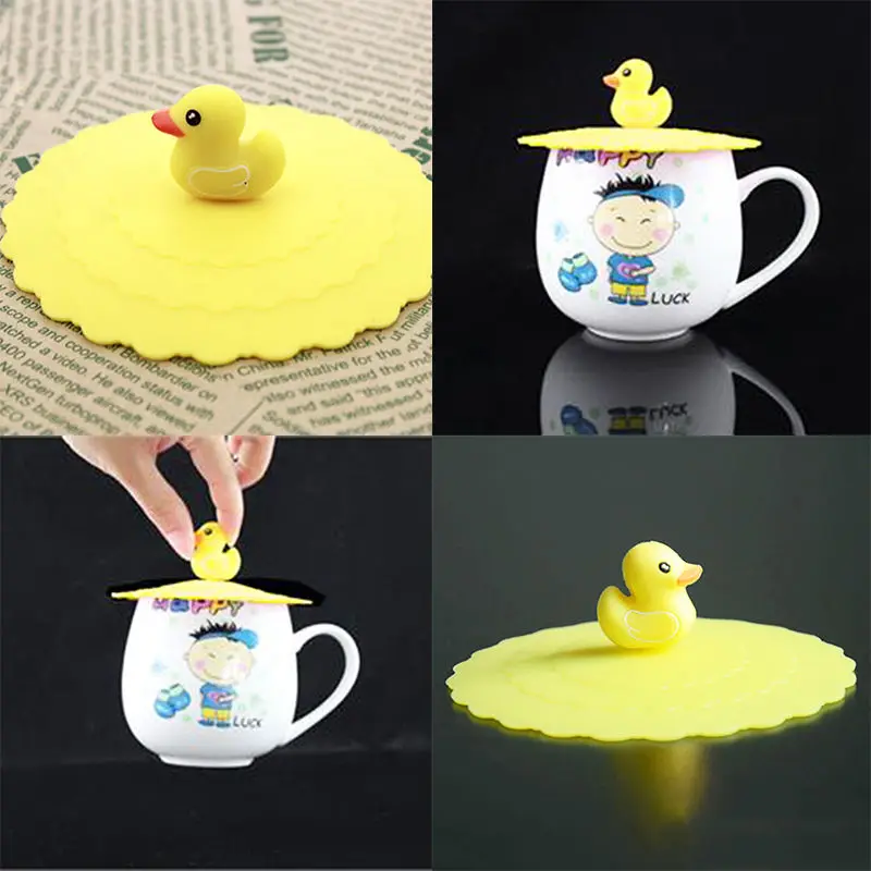 

1pc Silicone Leakproof Coffee Suction Lid Cap Airtight Sealed Cup Cover
