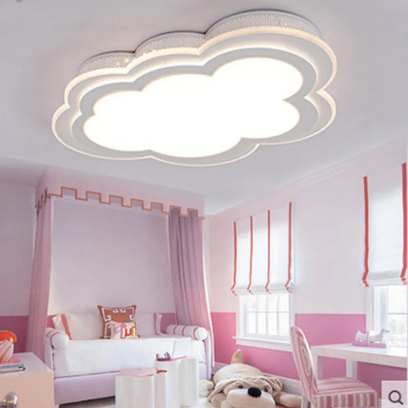 Ceiling Light Iron Acrylic Led Dimmable Ceiling Lamp Clouds Spray
