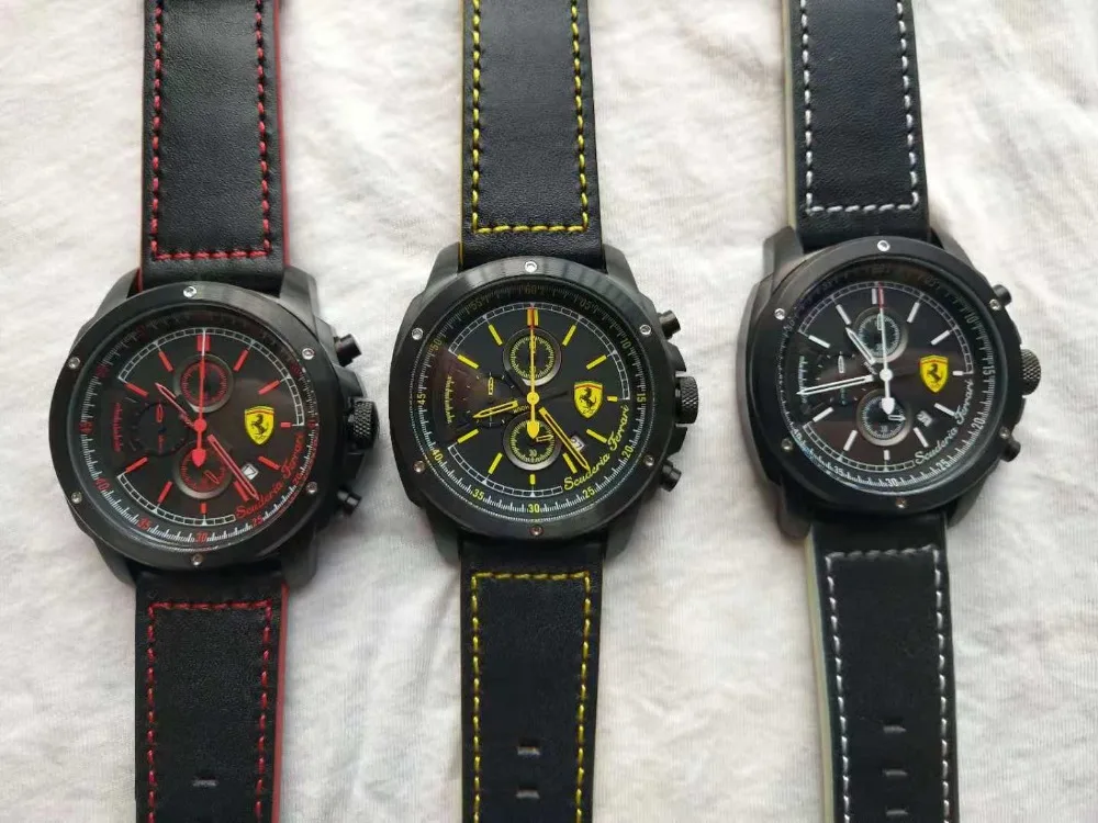 

SCUDERIA FERRARI Brands 2018 New Watch Men Sports Fashion Nylon Watch Band Waterproof Male Quartz Watch Orologi Da Uomo 98234964