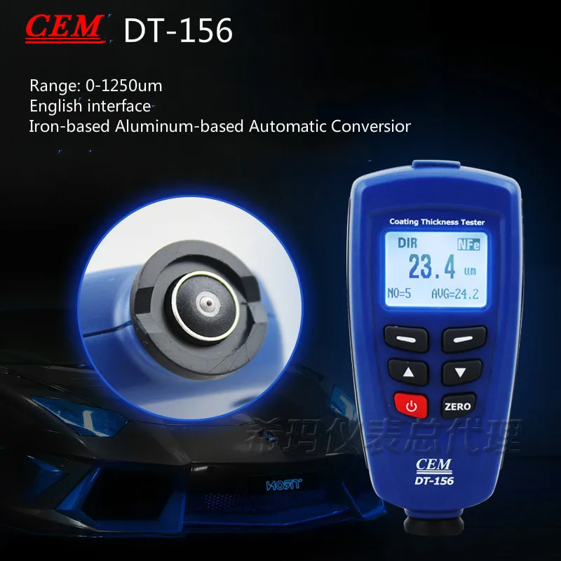 DT156 краска прибор для измерения толщины, DT156 прибор для измерения толщины покрытий, железо, со штаб-квартирой в основе железа двойного назначения