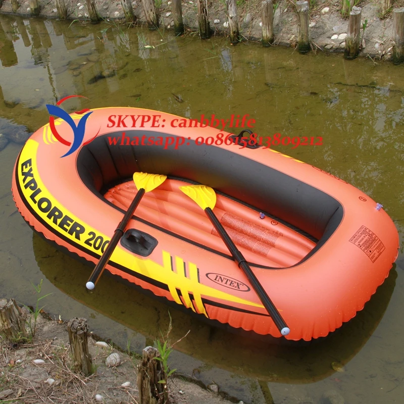 Intex Explorer 200 пвх лодка 2 местная дешевая цена надувная бассейн плот с французскими