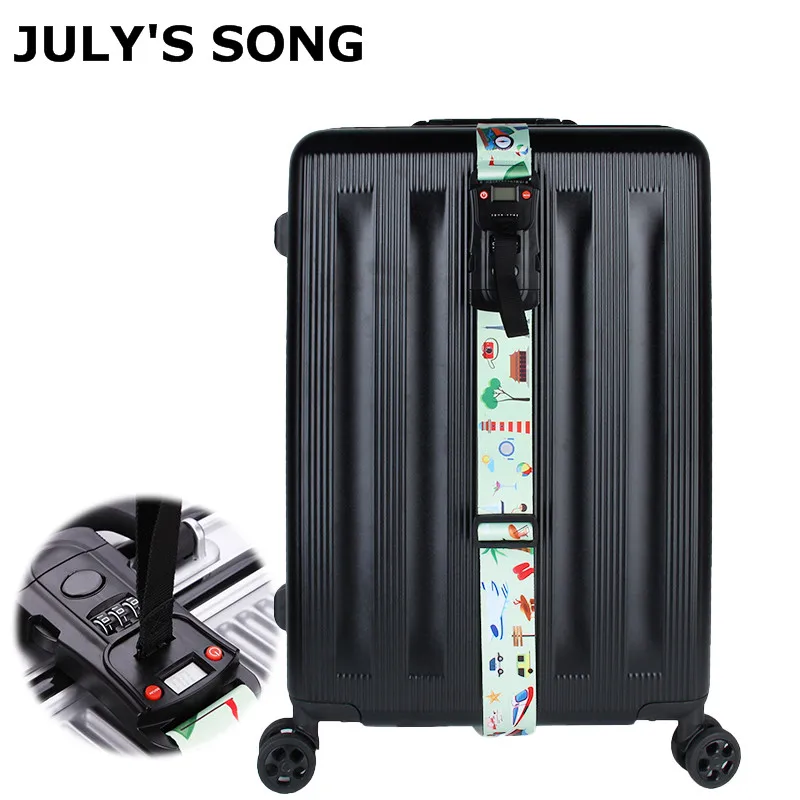 JULY'SONG Travel Weighing Scale Password Luggage Strap Adjustable And Multifunctional Suitcase Belt Sturdy Travel Accessories JULY'SONG Travel Weighing Scale Password Luggage Strap Adjustable And Multifunctional Suitcase Belt Sturdy Travel Accessories