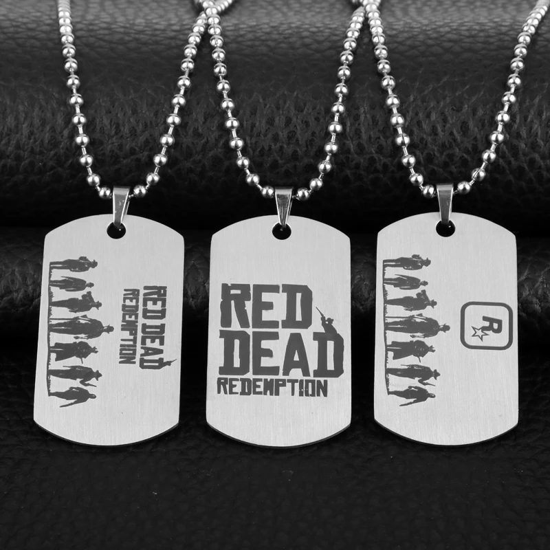 Ожерелье dongsheng Game Red Dead выкуп 2 металлическая подвеска из нержавеющей стали бирка