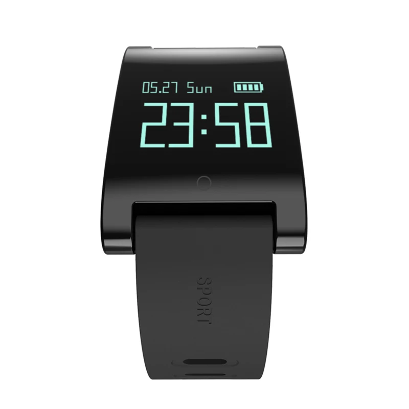 Bluetooth Smartband Watch Fitness Sleep Tracker Heart Rate Monitor Smart Bracelet Black Digital Pedometer Passometer Wristband