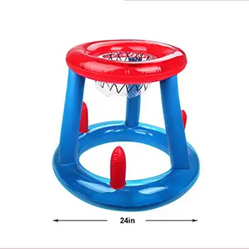 

Swimming Pool Basketball Hoop Lightweight Folding Inflatable Floating Water Sports Games Beach Favors Party Swim Accessories