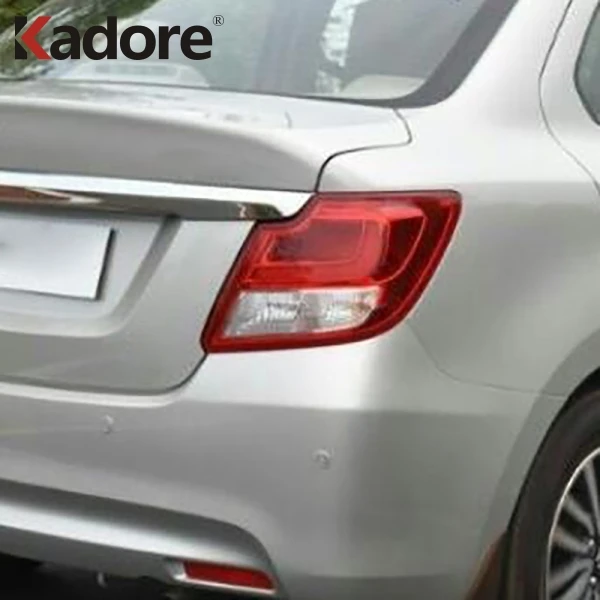 For Suzuki Swift 2017 2018 2019 Sedan Abs Chrome Rear Back Light For Suzuki Swift 2017 2018 2019 Sedan Abs Chrome Rear Back Light Lamp Cover Trim Tail Sticker Frame 2pcs Car Covers