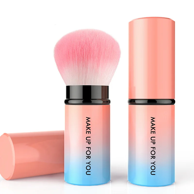 

1Pcs 10cm*2.7cm Big Large Professional Cheap Women Girls Gift Face Beauty Makeup Cosmetic Tool Product Retractable Kabuki Brush