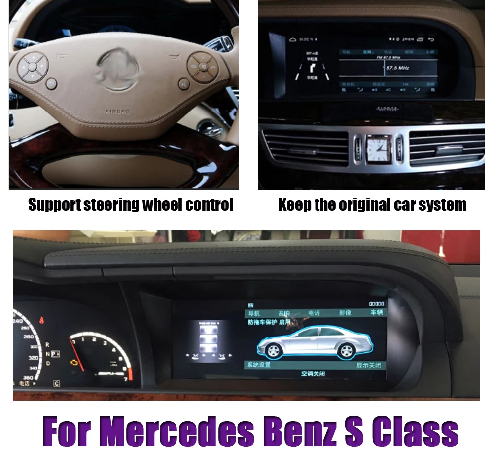 Liislee 10,25 дюймов Android 2+ 32G автомобиль для Mercedes Benz S класс W221 2006~ 2013 Стерео gps NAVI карта навигация Мультимедиа