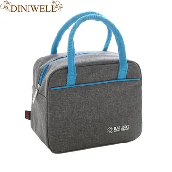 

1 set of fresh green 900D Oxford cloth fresh women insulated lunch box lunch bag hand add thick tin foil insulated cooling bag