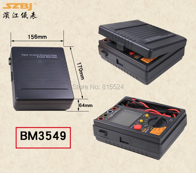 BM3549 мегометр тест Мегаомметр Цифровой Сопротивление изоляции тест er метр профессиональный цифровой мультиметр 2500 В