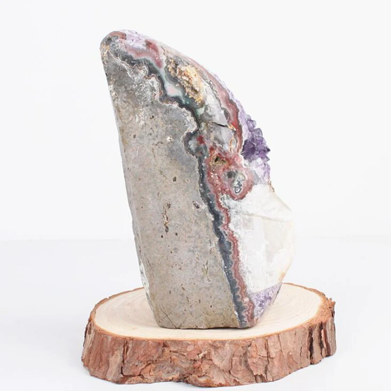 Крупные частицы Друза минеральная аметист камень Исцеление размагничивания нерегулярные бразильский стразами плоты сувенир