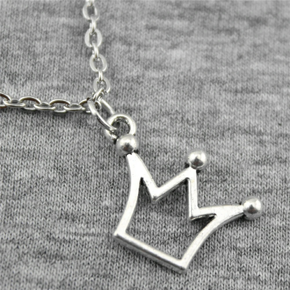 

WYSIWYG 20x13mm Small Crown Pendant Necklace Jewelry, Handmade Necklace Gift For Women Dropship Products