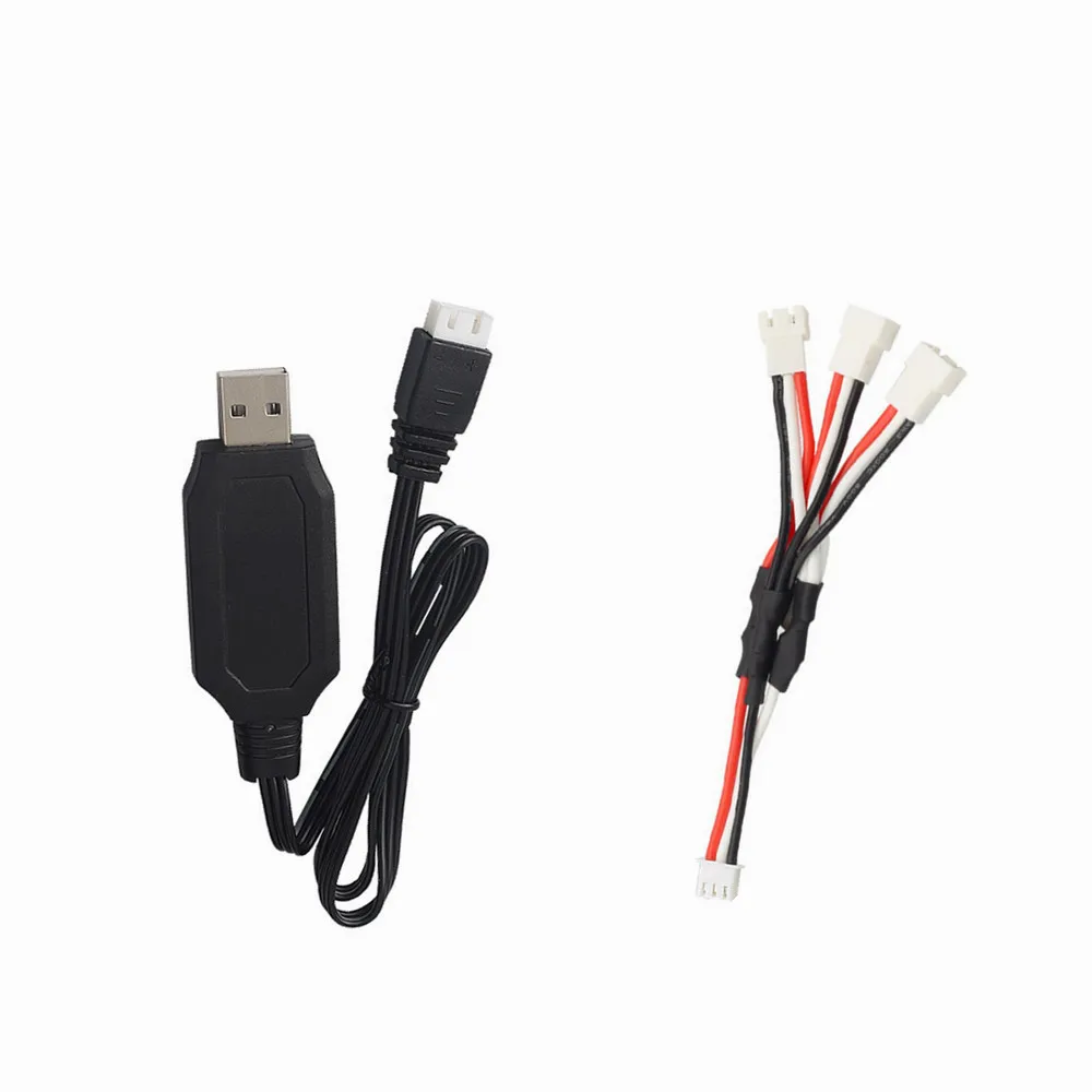 7.4V 2S USB charger with 3 in 1 cable for battery syma x8c V666 A969 V912 FT009 RC Drone Helicopter Car Airplane Toy | Электроника