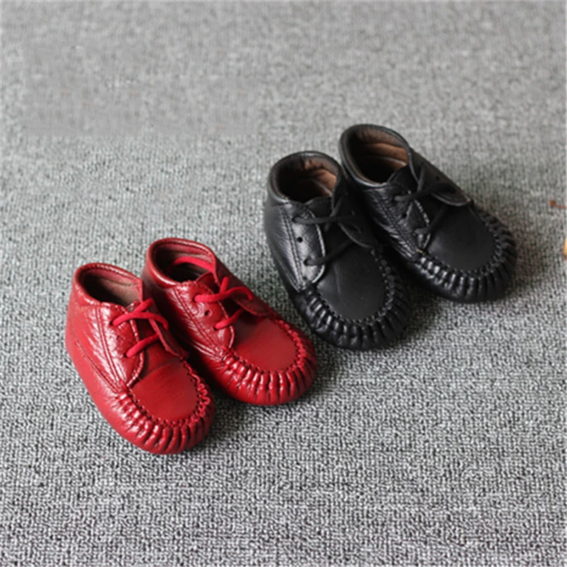 Infant Leather Baby Shoes First Walker Non Slip Sneakers Toddler