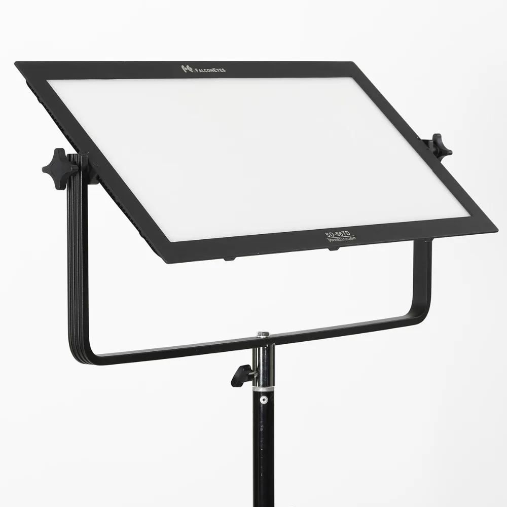 Falcon Eyes SO-66TD 66W led panel lamp square soft Studio Vedio Light for film Advertisement photography lighting CD50 (6)
