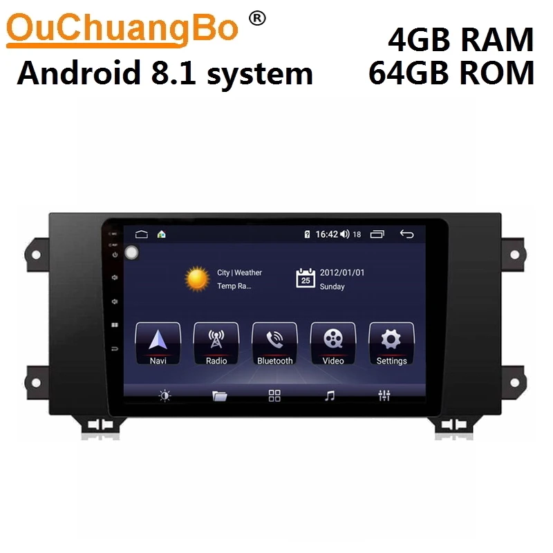  Ouchuangbo android 8.1 GPS navigation audio player radio for MG6 MG 6 with 9 inch 8 core 4GB RAM 64