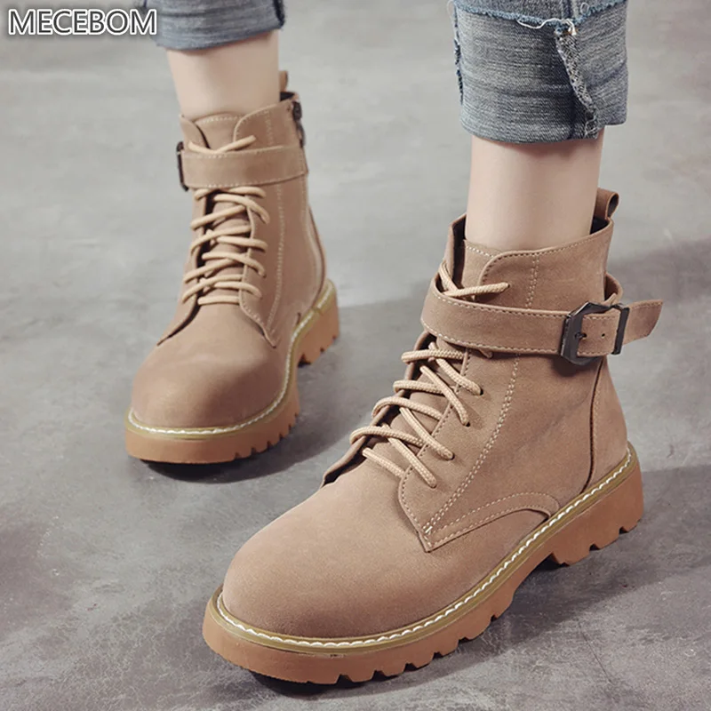 

Mecebom 335W Casual Wedge Women Winter Black Snow Boots Platform Suede Ankle Female Warm Fur Plush Sapato Feminino Botas