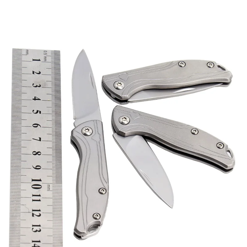 

Tourist Household Folding Knife Outdoors Camping Survival Knife Hand Tool Tactical Hunting Mini Knife Multitool Stone Wash Blade