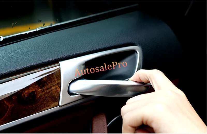Для BMW X5 F15 2014 2015 нержавеющая хромированная яркая задняя дверь подъемные ворота