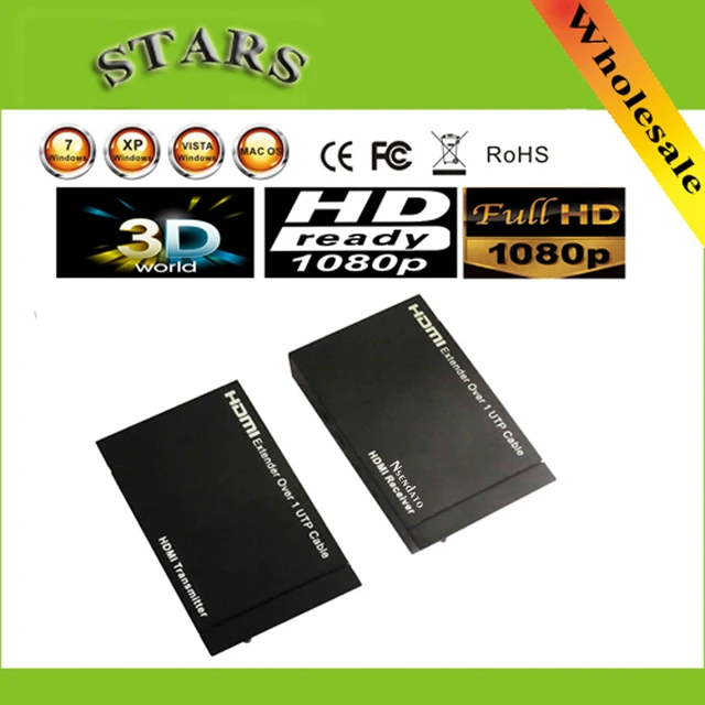 Best Offers 1080P HDMI.4 3D HDMI extender 50M with IR remote over cat5e/6 HDMI Transmitter & Receiver ethernet cable supports CEC/1080p/3D Best Offers 1080P HDMI.4 3D HDMI extender 50M with IR remote over cat5e/6 HDMI Transmitter & Receiver ethernet cable supports CEC/1080p/3D