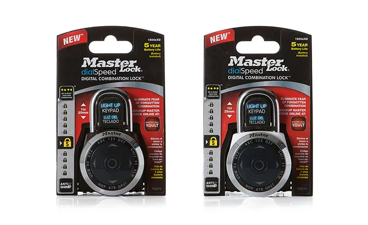 MASTER LOCK US native electronic LED direction password lock gym safe padlock dialSpeed Set Your Own Combination Digital Lock (15)