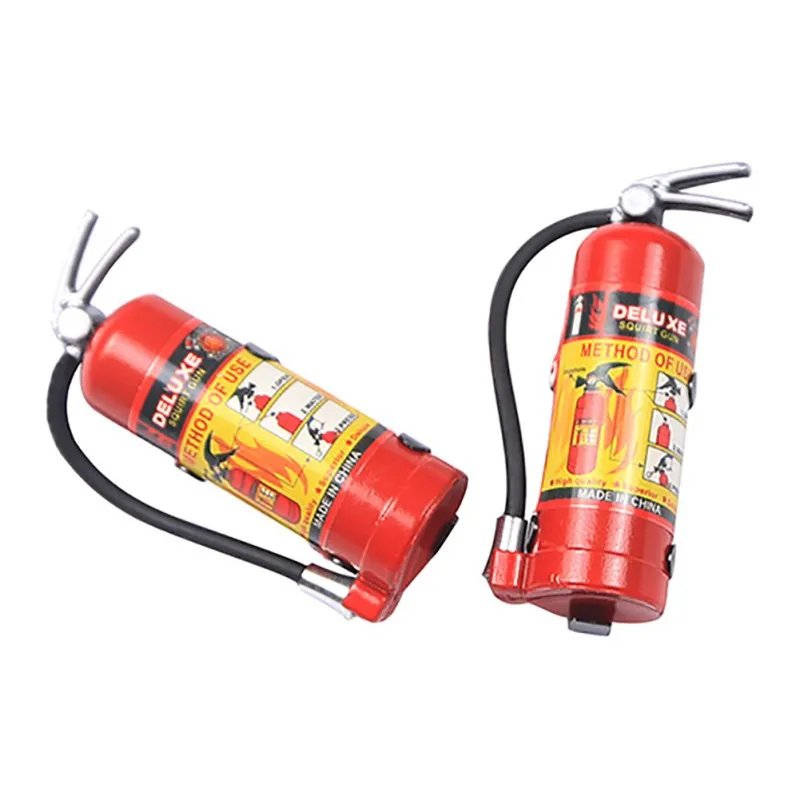 Запчасти для гусеничных аксессуаров пожарная модель огнетушителя Для осевой SCX10 TRX4 с наклейками