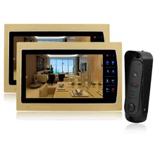 Homefong 10 Inch Villa Wired Night Visual Color Video Door phone Doorbell intercom System TFT LCD Monitor 1200TVL Handfree