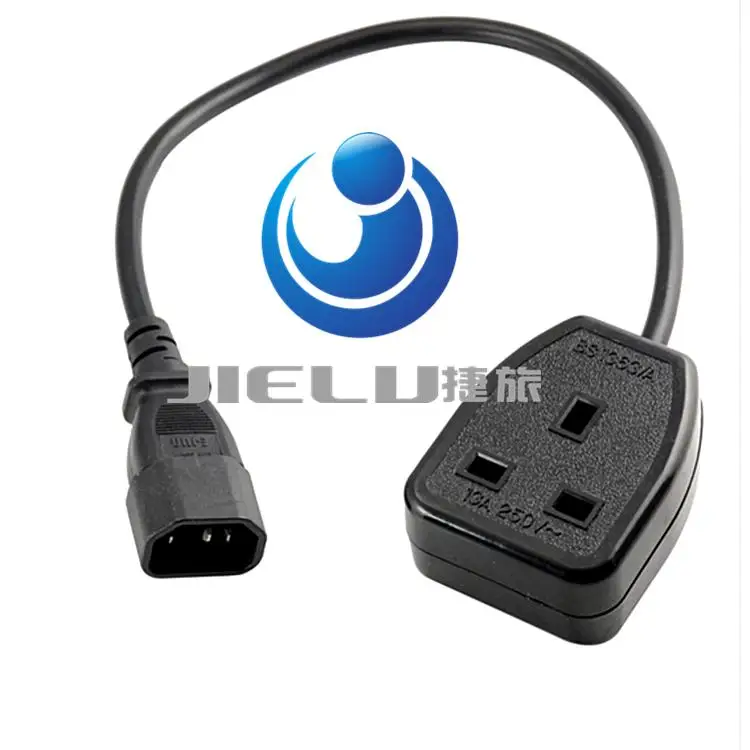 Ups Cable IEC C14 Red Eléctrica Enchufe Macho A 13a Socket Mujer Bs1363-Libre p+p 