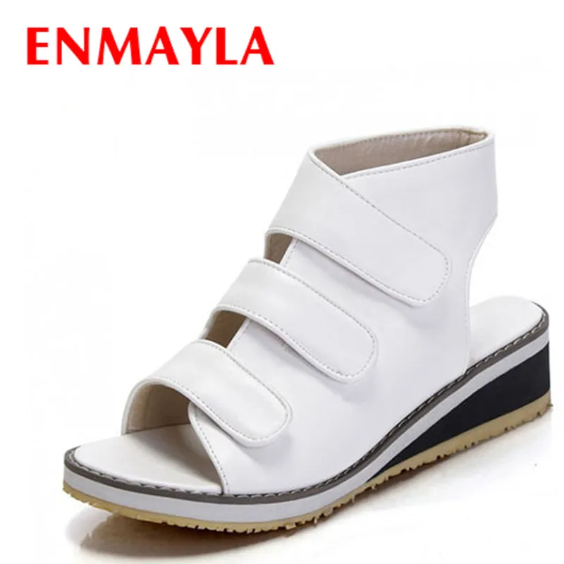 ENMAYLA/летние босоножки на платформе новые повседневные открытые панковские