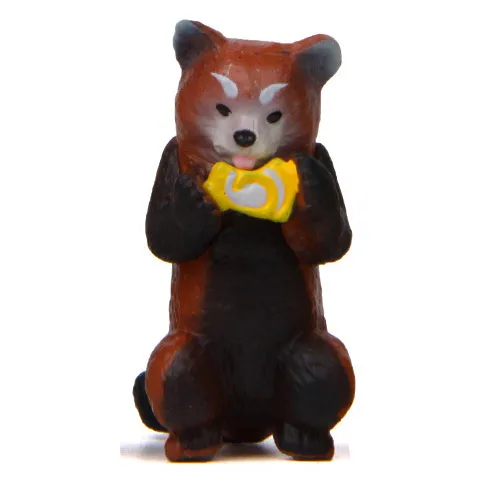 1pc Raccoon eat Cake Микро пейзаж трава любителей кролик, белка фигурка утки домашний декор миниатюрное украшение для сада в виде Феи аксессуары смола современный - Цвет: 1pc Raccoon eat Cake