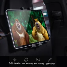 YPAY вращения планшет Автомобильный держатель Подставка для IPAD Air Pro 12,9 на заднюю часть сиденья, размеры от 5 до 13 дюймов телефонный планшет держатель для Iphone