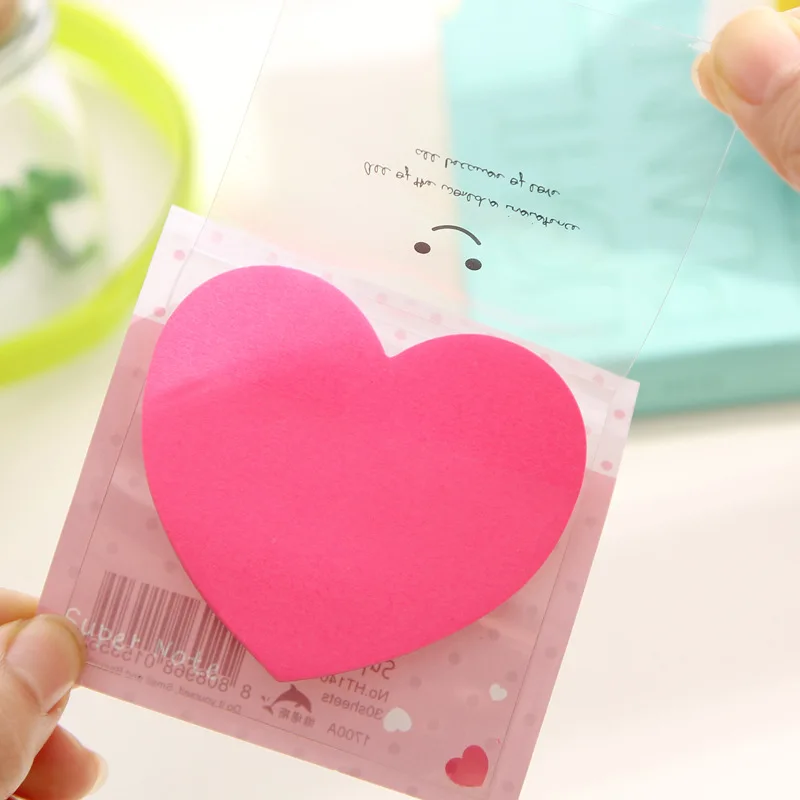 Jonvon Satone 32pcs Notepad Cute Shape Sticky Notes Candy Notebooks Message Memo Pad Korean Stationery Office Supplies Wholesale