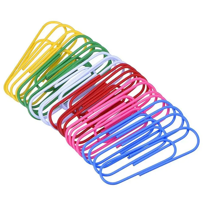 40 Pack 4 Inches Mega Large Paper Clips- 100Mm Office Supply Accessories Cute Paper Needle Multicolor Bookmark