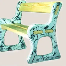 Скамейка пластиковые формы для бетона "скамейки" для сада штукатурка каменная плитка твердая пластмасса Декор сад