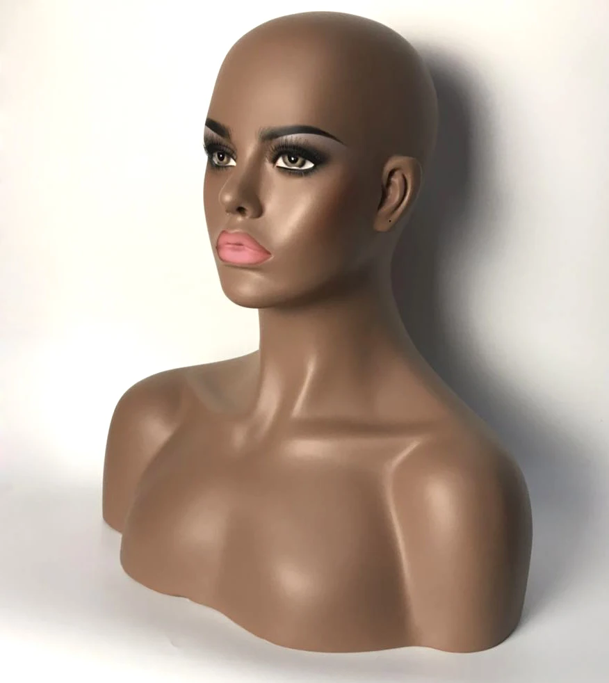 Wig 33"25"35" 5' 8" Tall LM4 Fiberglass Female Mannequin Realistic Style 